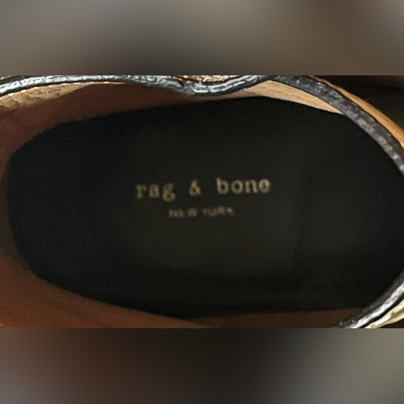 Rag & Bone Cannon Crinkle Ankle Boots - Picture 9 of 10